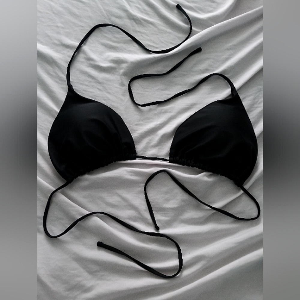 Black Triangle Bikini Top